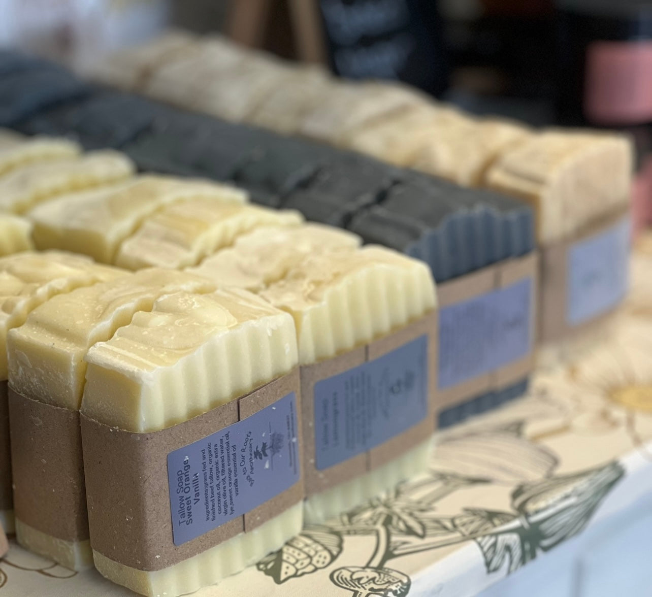 Tallow Lemon Poppy Seed Soap