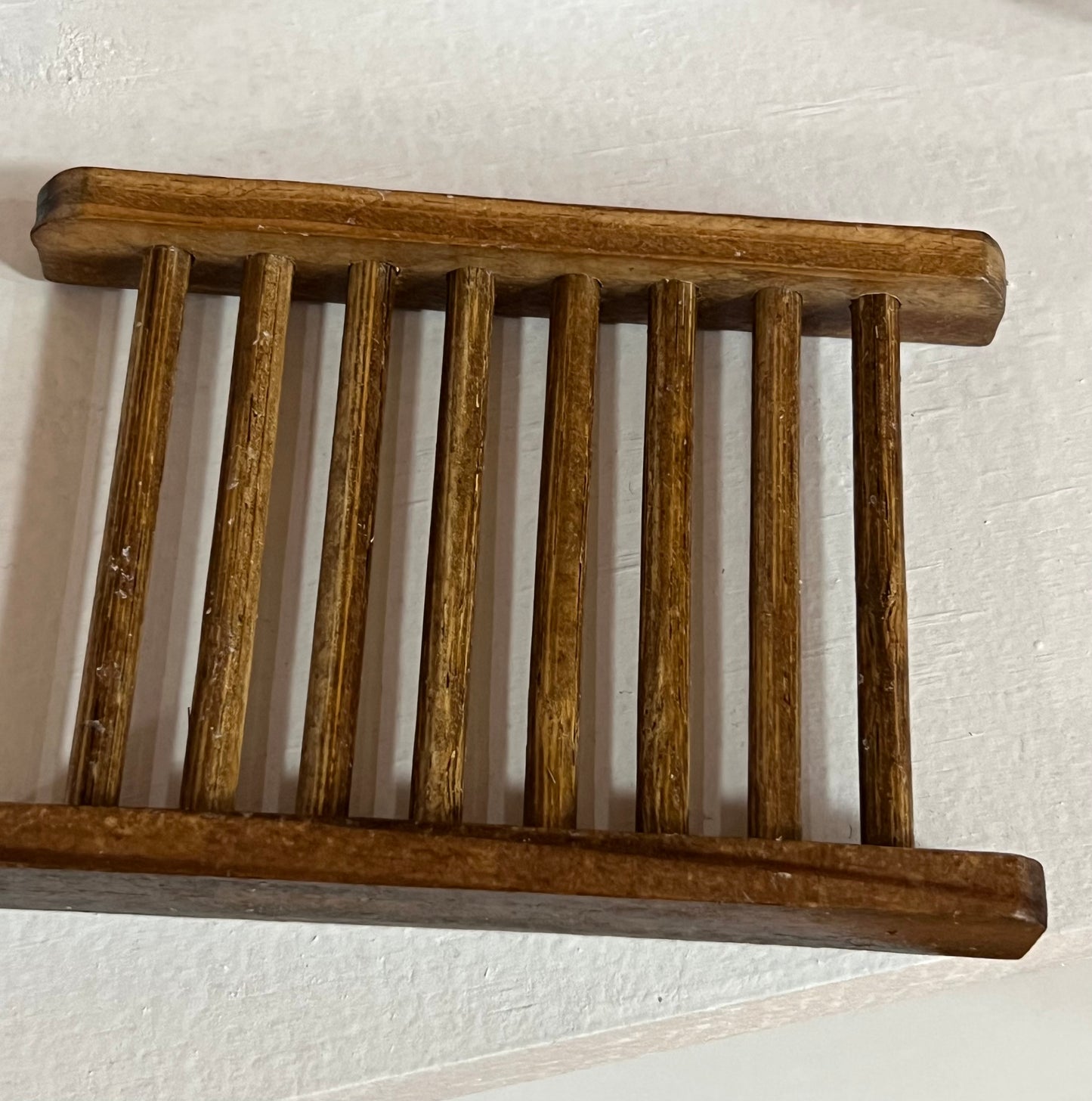 Dark Wood Soap Dish