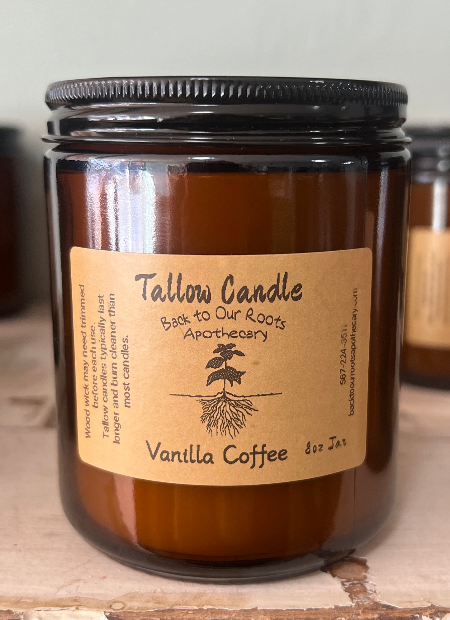 Tallow Candle Vanilla Coffee