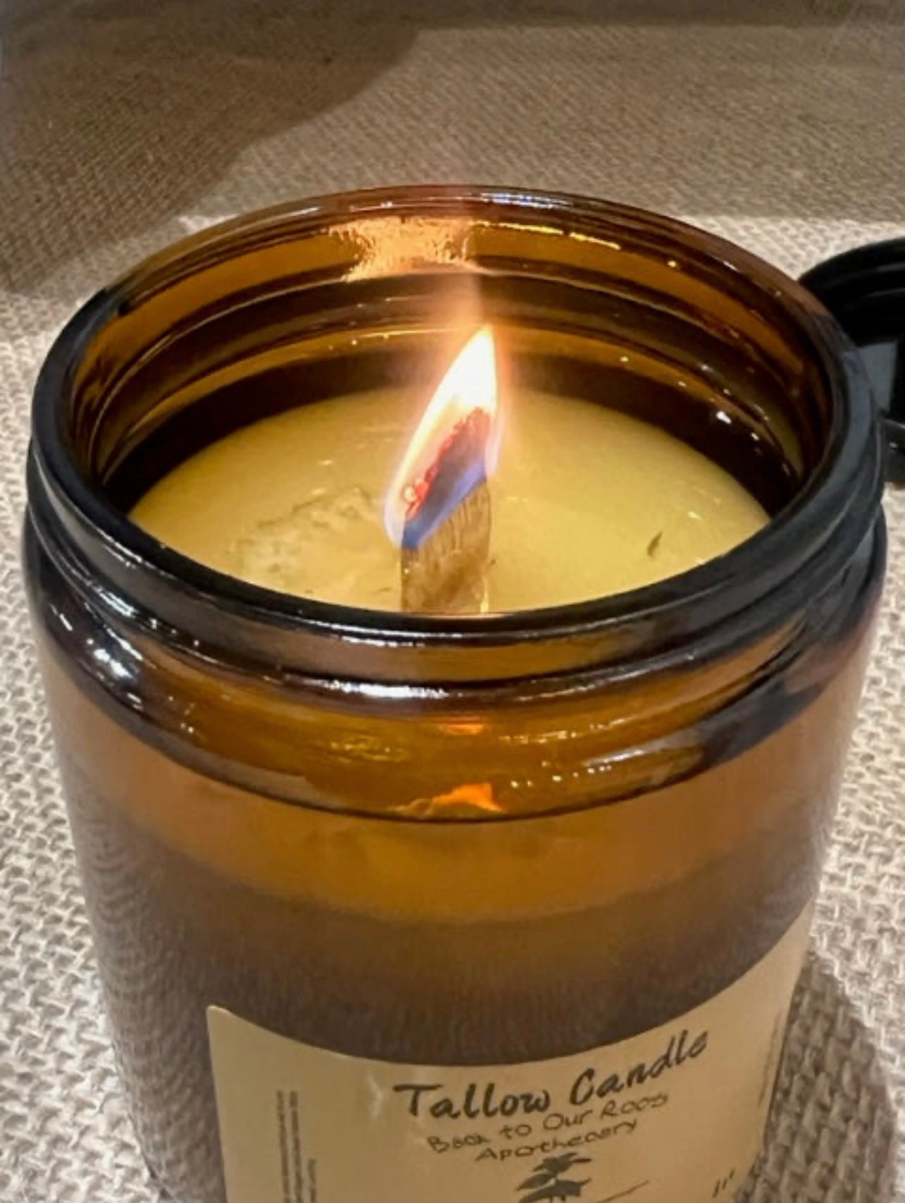 Tallow Candle Sweet Orange Vanilla