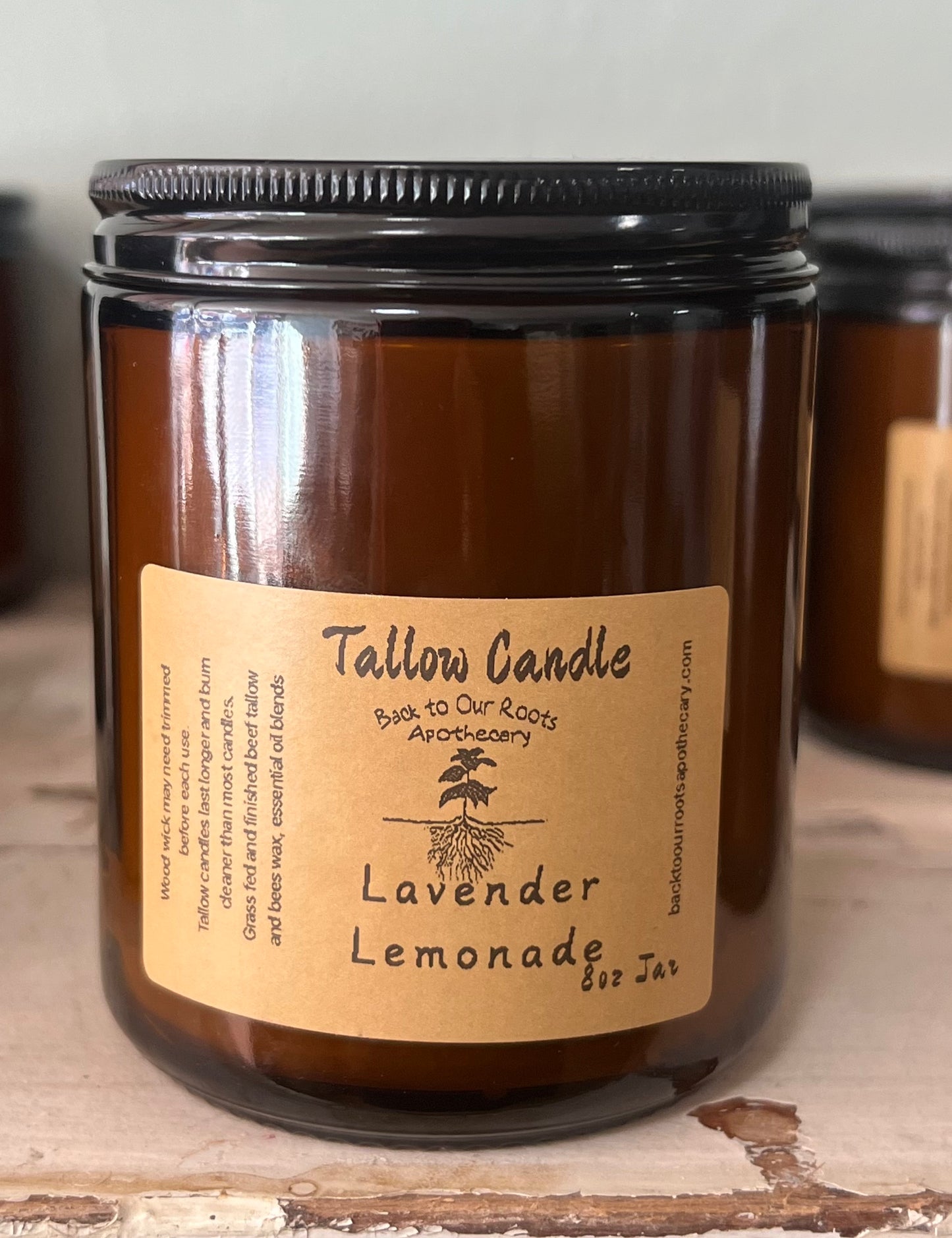 Tallow Candle Lavender Lemonade