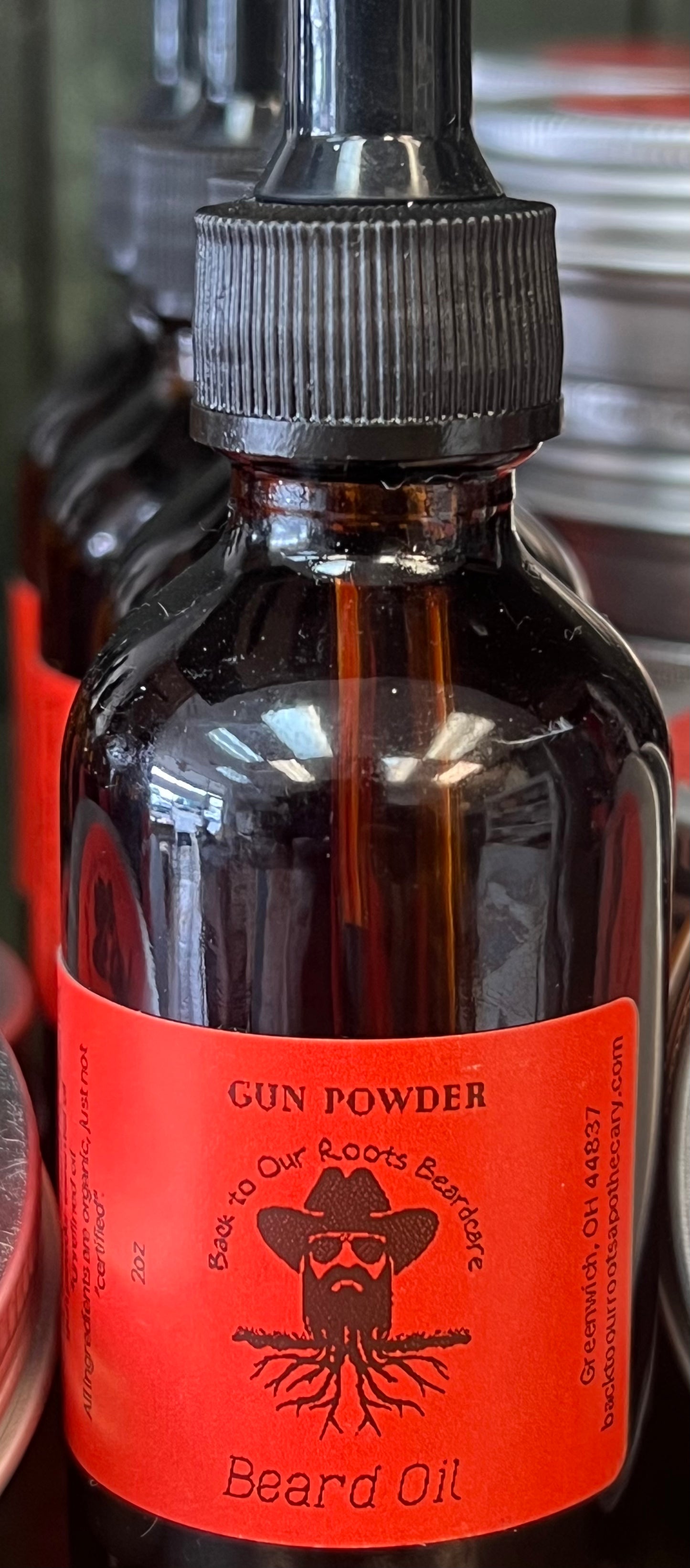 Beard Oil Gun Powder