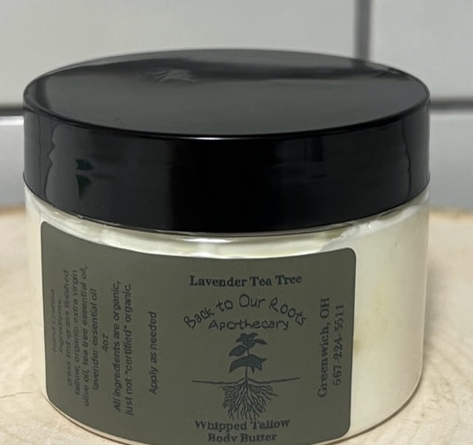 Whipped Lavender Tea Tree Tallow Body Butter