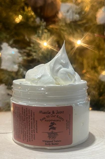 Whipped Muscle and Joint Tallow Body Butter