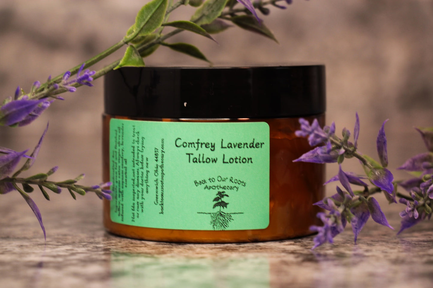 Tallow Lotion Comfrey Lavender