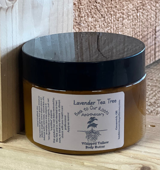 Whipped Tallow Lotion Lavender Tea Tree