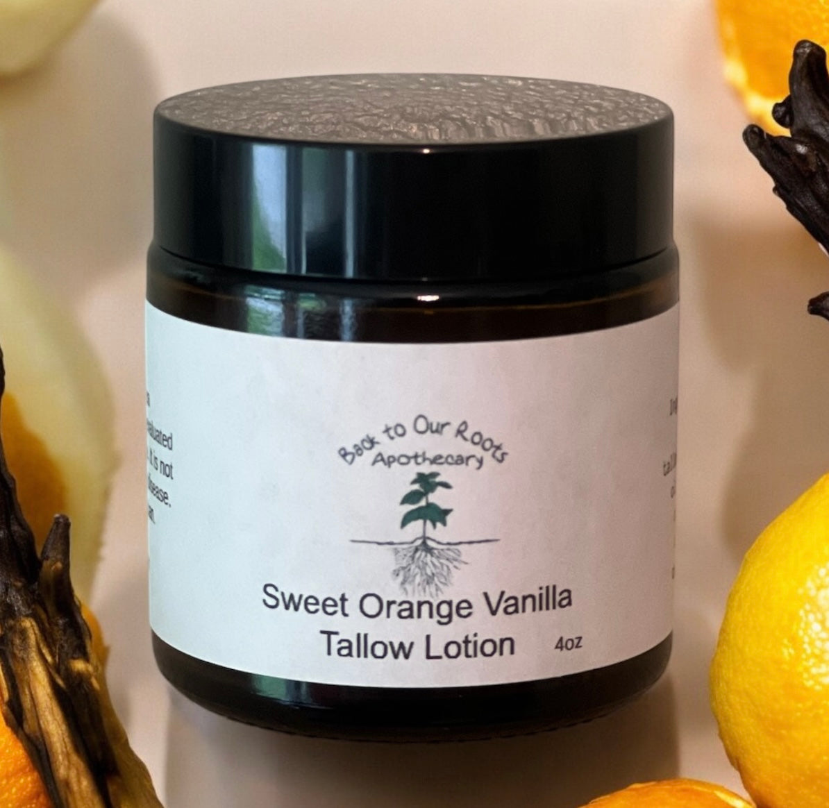 Sweet Orange Vanilla Tallow Lotion