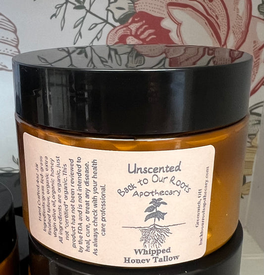 Unscented Whipped Honey Tallow