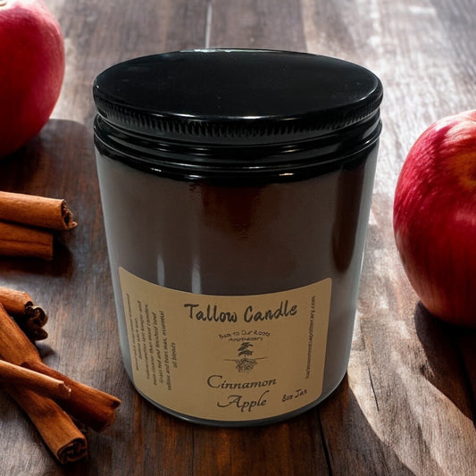 Apple Cinnamon Tallow Candle