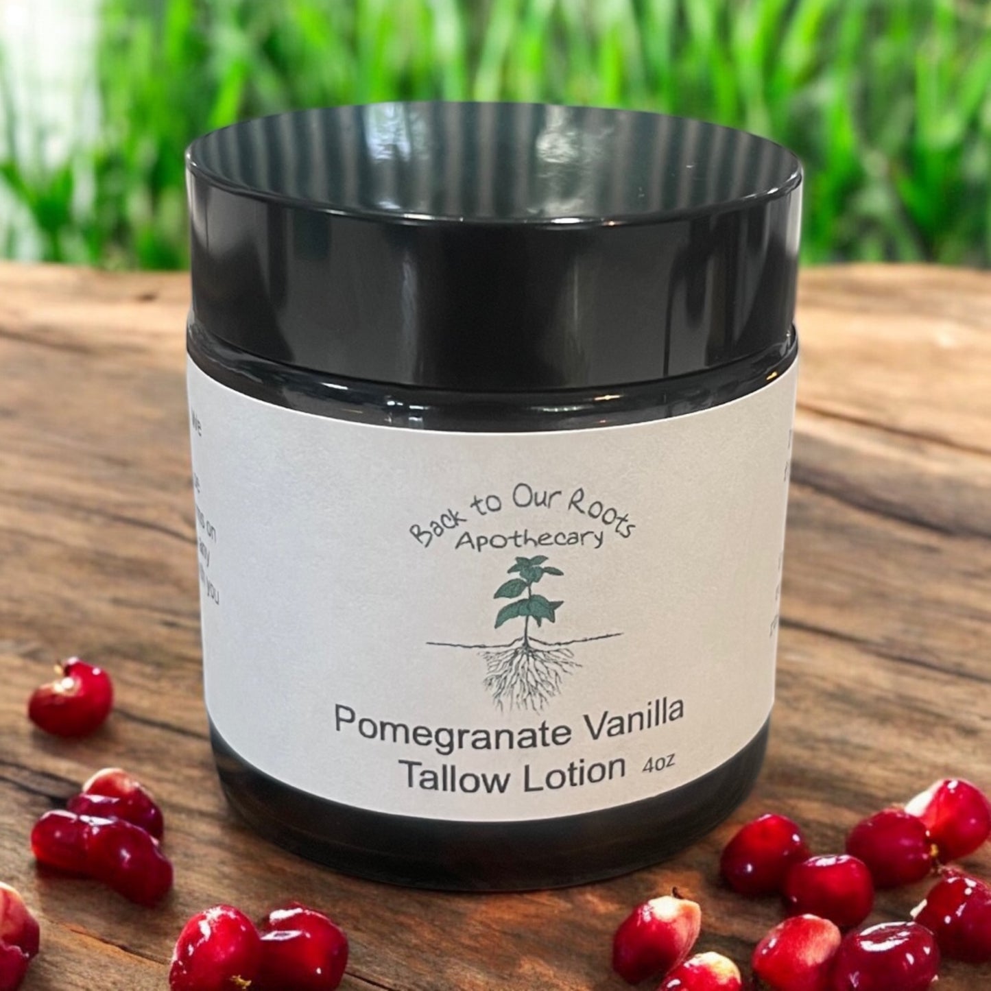 Tallow Lotion Pomegranate Vanilla
