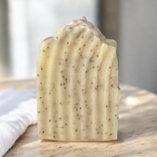 Tallow Lemon Poppy Seed Soap