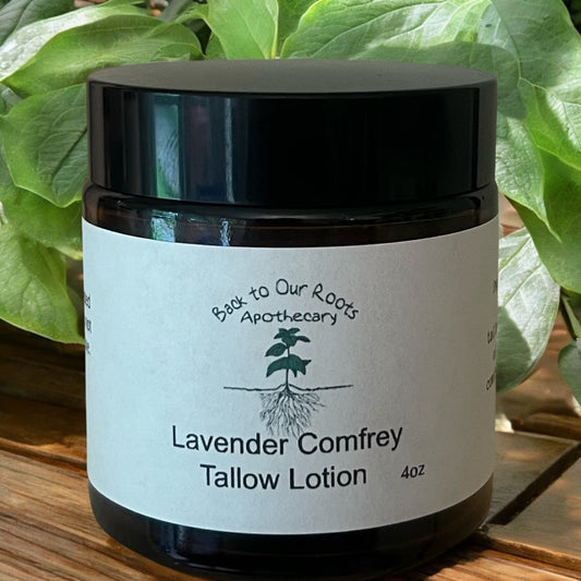 Tallow Lotion Comfrey Lavender