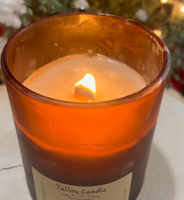 Tallow Candle Winter Cinnamon Pine